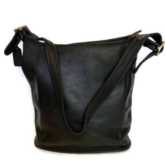 Coach Handbags - Coach Vintage Legacy Slim Duffel Sac Bucket Tote